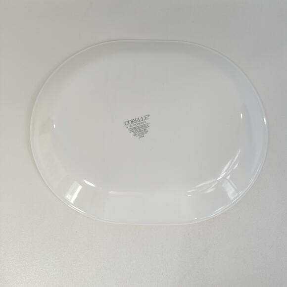 Corelle By Corning Shadow‎ Iris Serving Platter Vintage 12”L 10”W - Picture 4 of 5